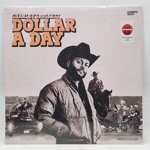 Charley Crockett Dollar A Day Cantaloupe Orange Vinyl Poster